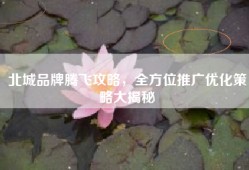 北城品牌腾飞攻略，全方位推广优化策略大揭秘