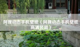 阿狸动态手机壁纸（阿狸动态手机壁纸高清竖屏）